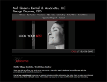 Tablet Screenshot of midqueensdental.com